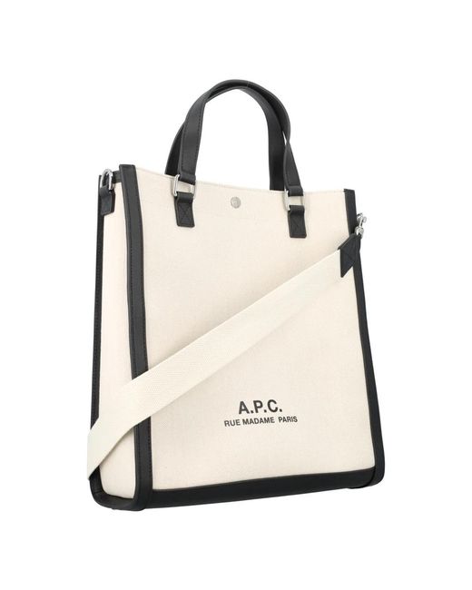 A.P.C. Natural Tote Bags for men