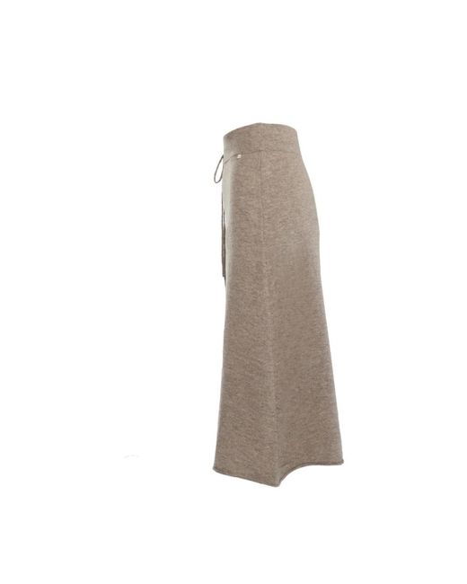 Hèst Brown Midi Skirts