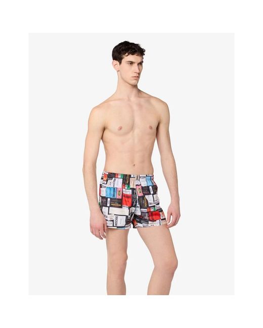 Moschino Red Beachwear for men