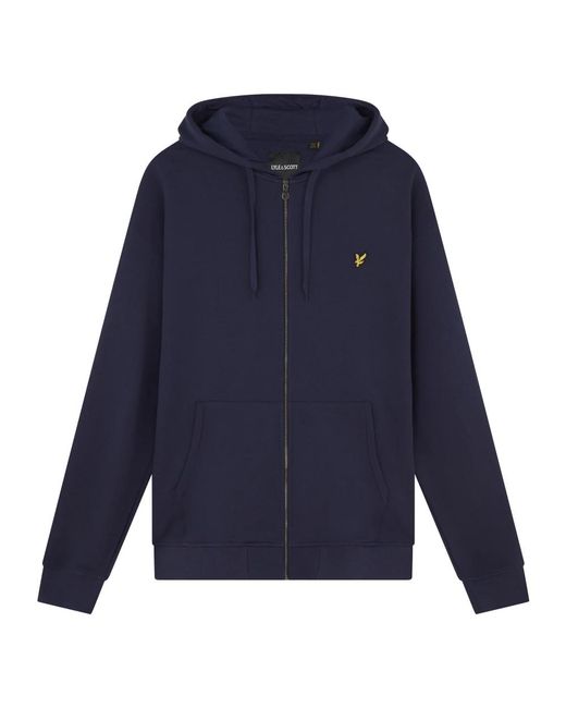Lyle & Scott Blue Zip-Throughs for men