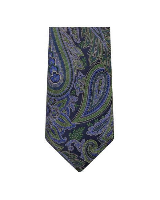 Ties Etro pour homme en coloris Blue