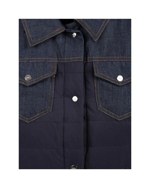 Add Jassen ,Blauw ,Denim Stijlvolle Jas Model 9Awr 12Br in het Blue