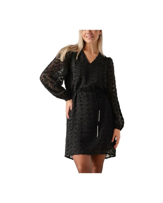 Freebird by Steven Elegante Dion Jurk Voor Veelzijdige Stijl in het Black