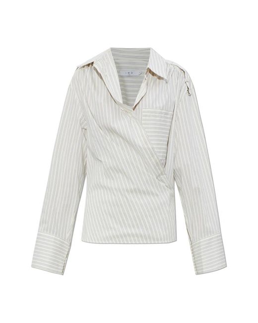 IRO Overhemden ,Katoen De 'Lace' Shirt in het White