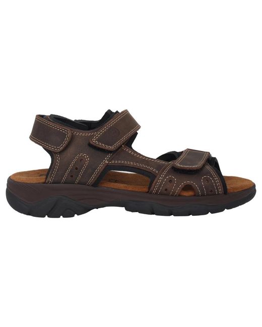 Rohde Schoenen ,Bruin ,Bruine Herensandaal in het Brown voor heren