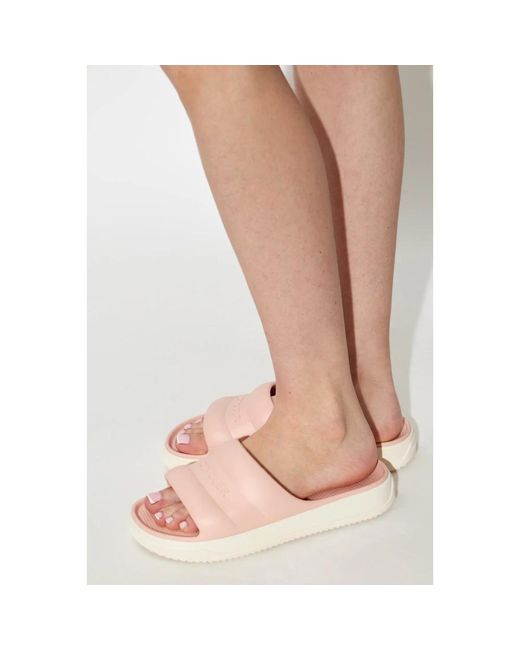 Moncler Pink Sliders