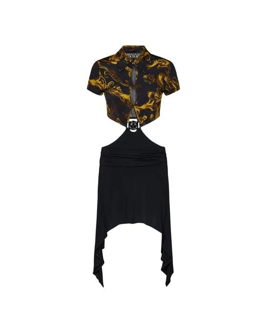 Versace Black Midi Dresses