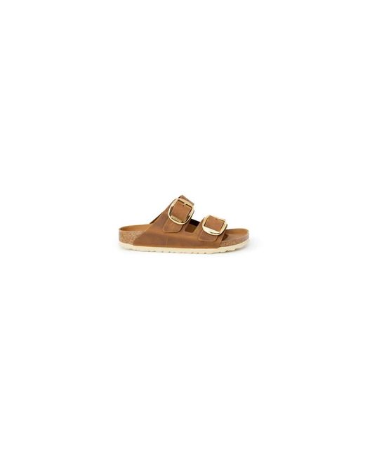 Birkenstock Metallic Sliders