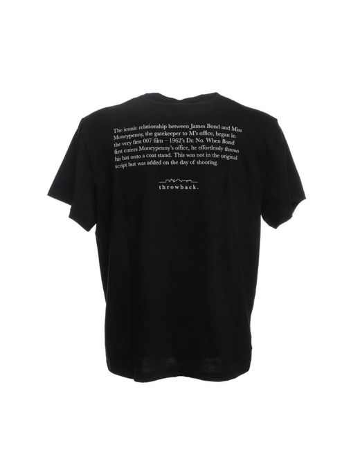 T-Shirts di Throwback. in Black da Uomo