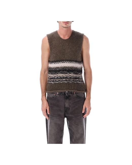 Our Legacy Black Sleeveless Jumpers for men
