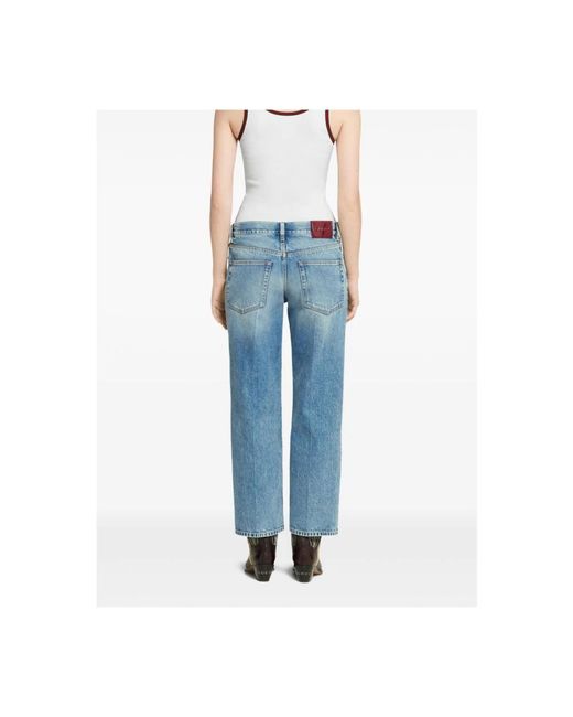 Gucci Blue Straight Fit Jeans