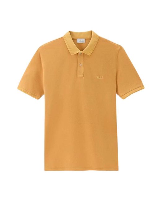 Woolrich Yellow Polo Shirts for men