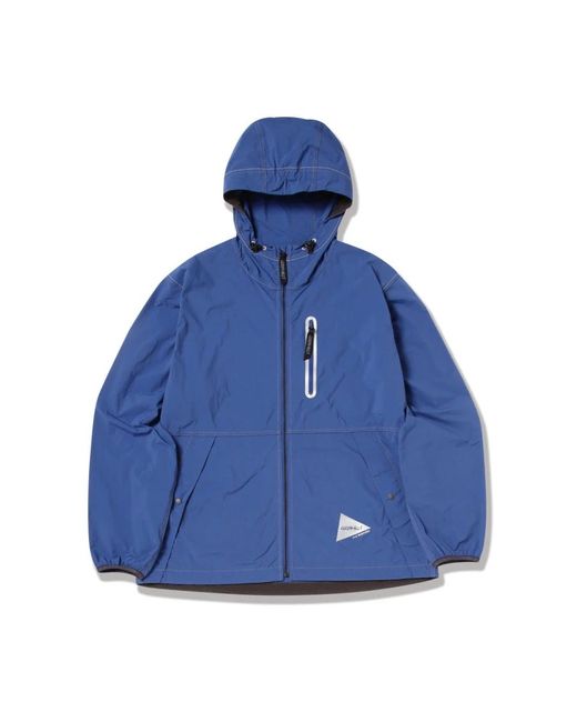 Gramicci Jassen ,Blauw ,Nylon Blauwe Geborstelde Nylon Jas in het Blue voor heren