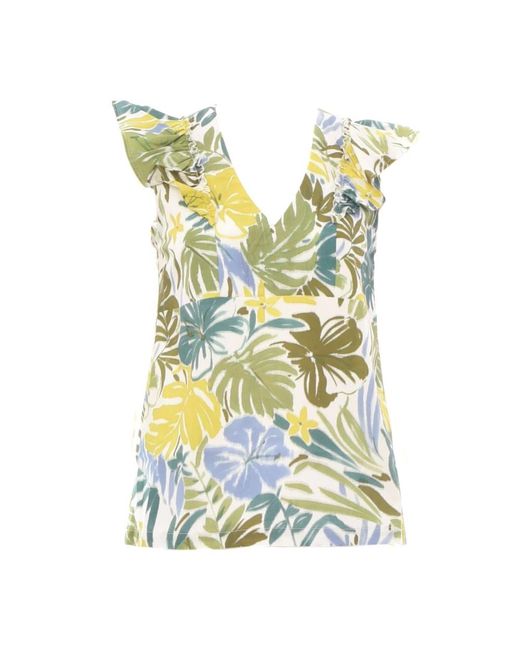 Liu Jo Green Sleeveless Tops