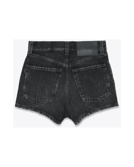 Haikure Gray Denim Shorts