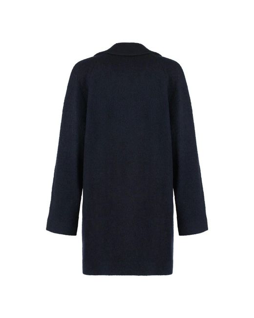 Double-Breasted Coats di Boss in Blue
