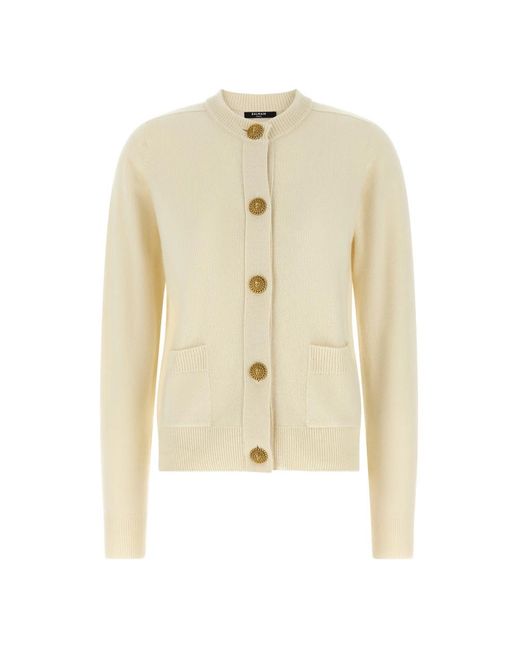 Balmain Natural Cardigans