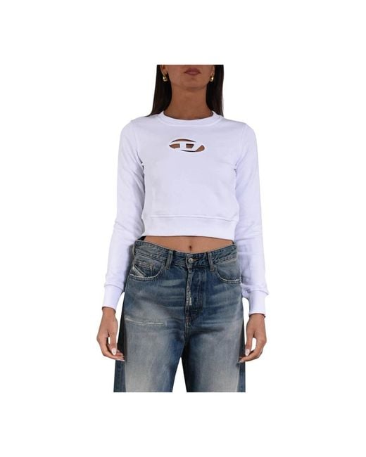 DIESEL Blue Sweatshirts