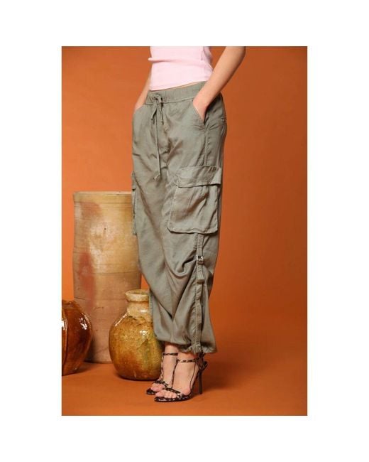 Straight Trousers Mason's de color Green