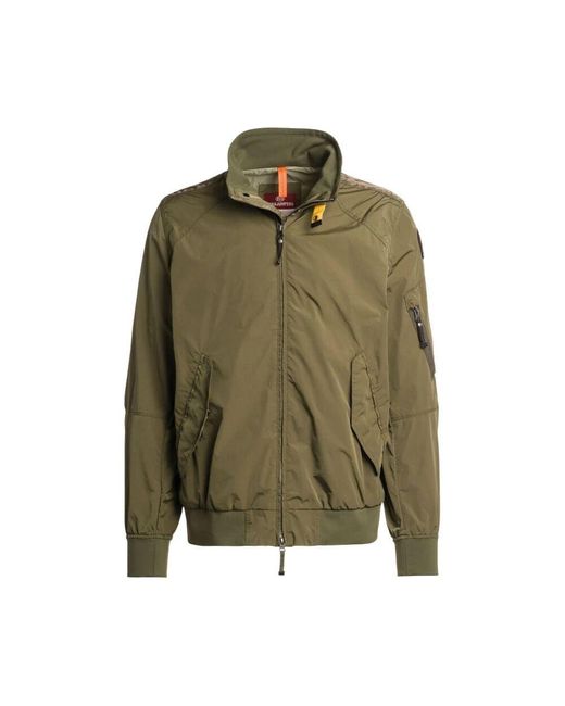 Parajumpers Nylon Bomberjacke Mit Polyurethanbeschichtung in Green für Herren