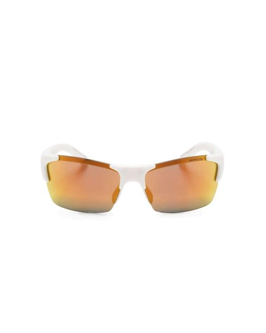 Moncler White Sunglasses