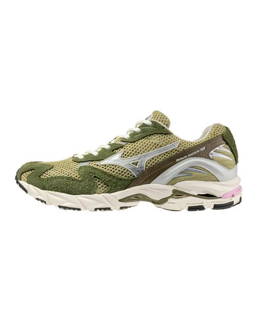 Mizuno Green Sneakers for men