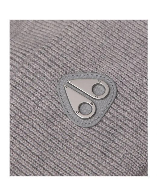 Moose Knuckles Gray Parnis Beanie