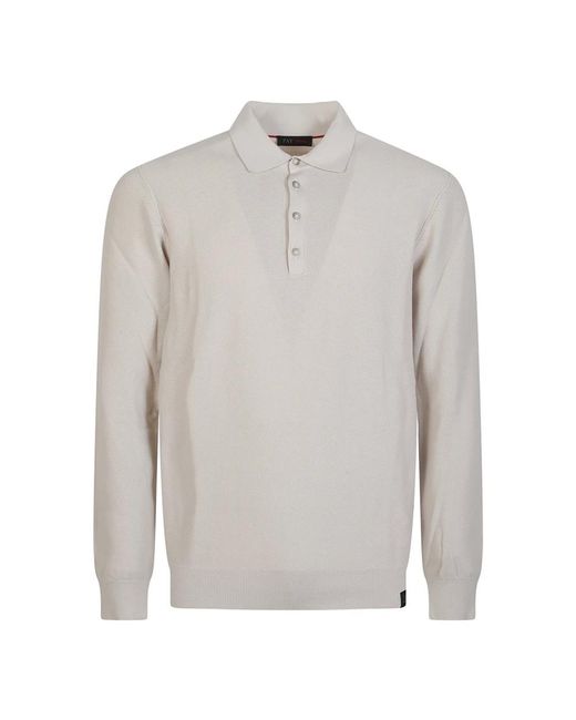 Fay Gray Round-Neck Knitwear for men