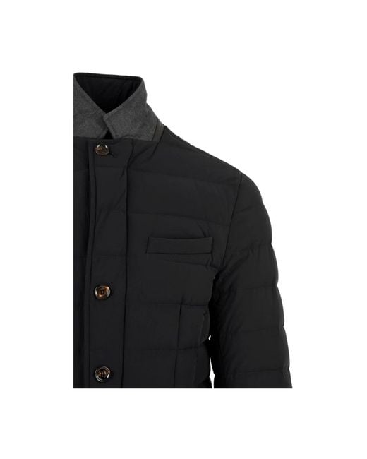 Moorer Black Down Jackets for men