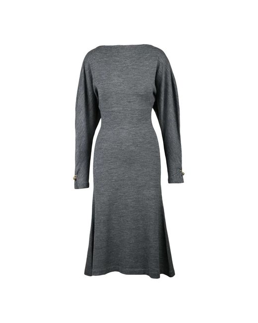 Midi Dresses Philosophy Di Lorenzo Serafini de color Gray