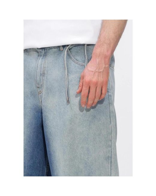 New Amsterdam Surf Association Blue Loose Fit Jeans for men