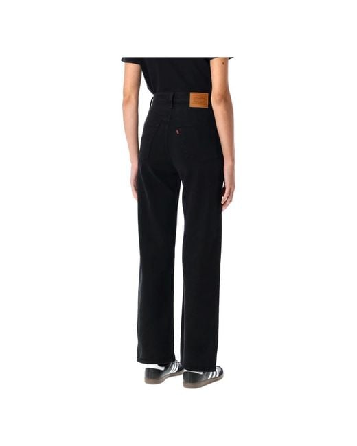 Levi's Black Straight Fit Jeans