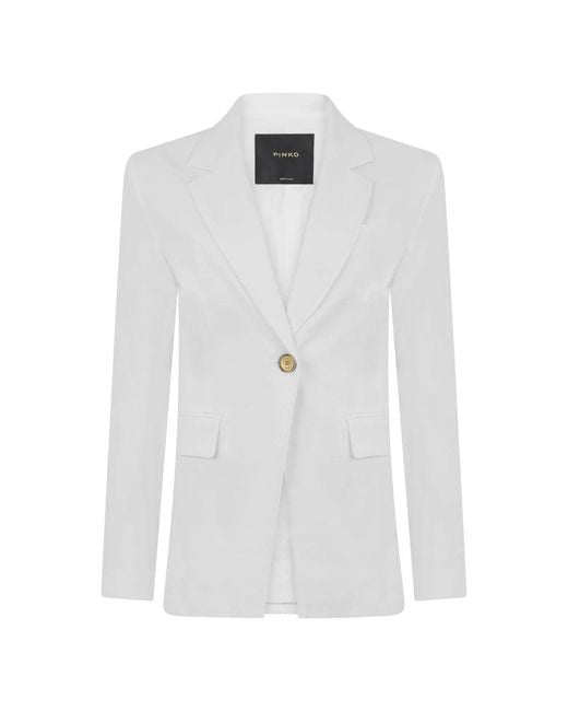 Pinko White Blazers