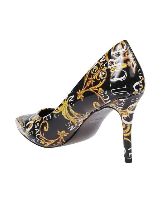 Versace Jeans Couture Metallic Pumps