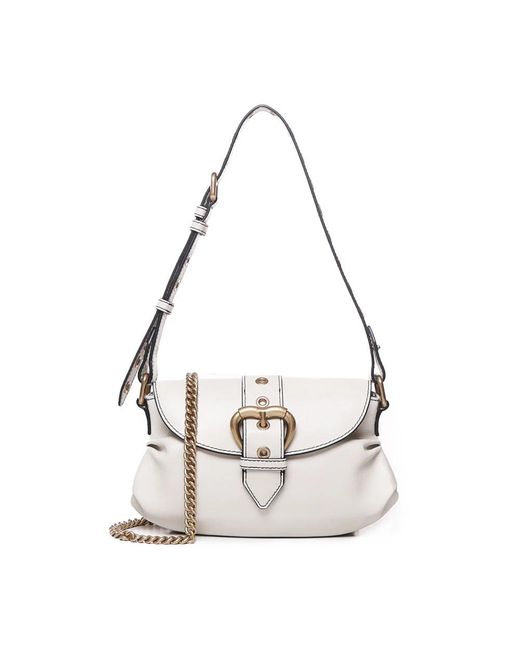 Pinko White Shoulder Bags