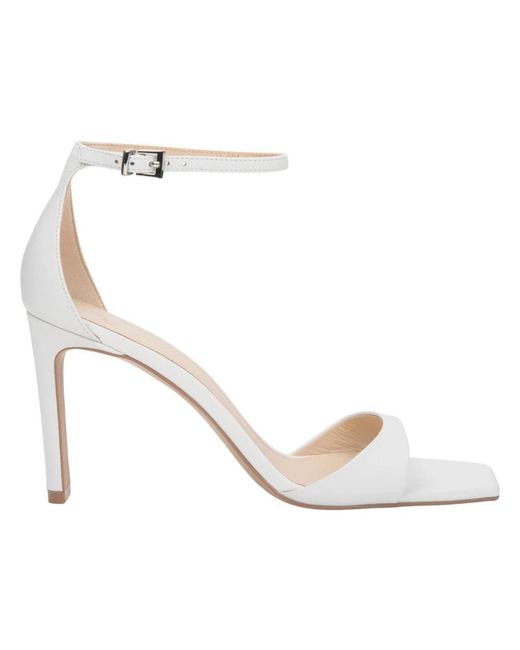 ESTRO White High Heel Sandals