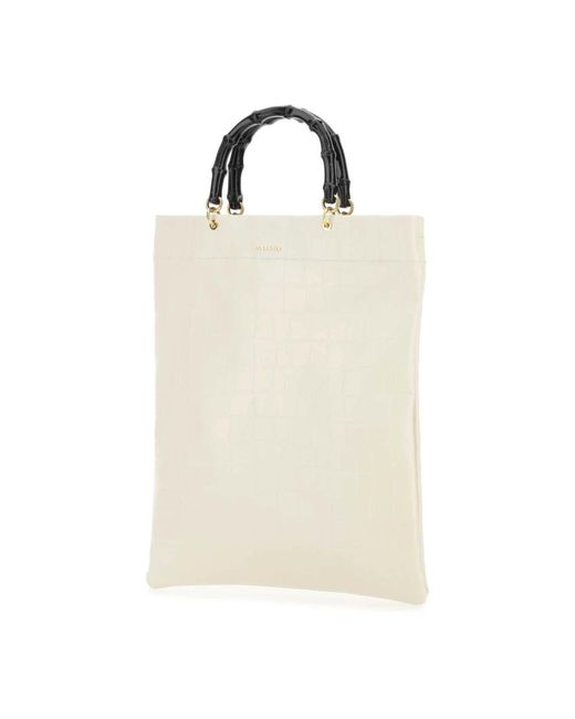 Borsa a mano di Jil Sander in Natural