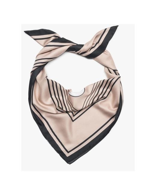 ESTRO Metallic Silk Scarves