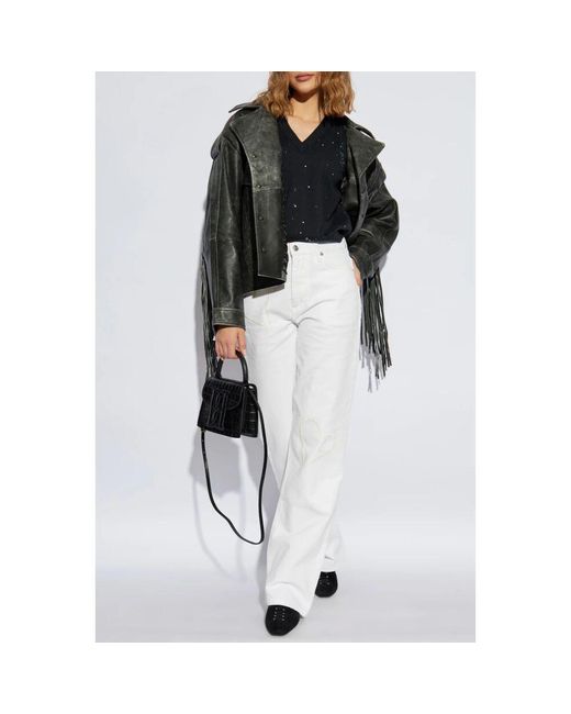 Zadig & Voltaire White Denim flares elio