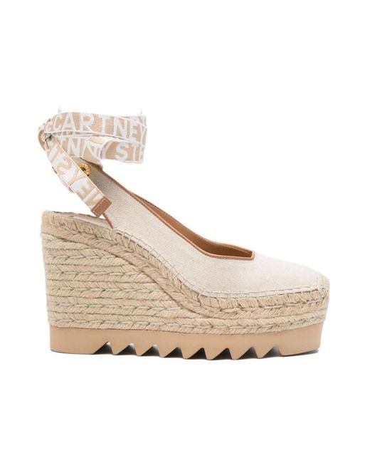 Stella McCartney Natural Wedges