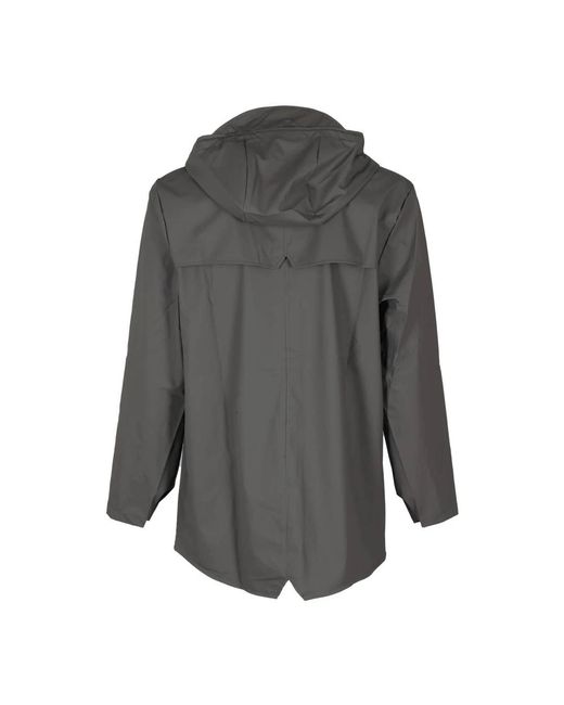 Rains Jassen ,Grijs ,Polyester Waterdichte Jas in het Gray voor heren