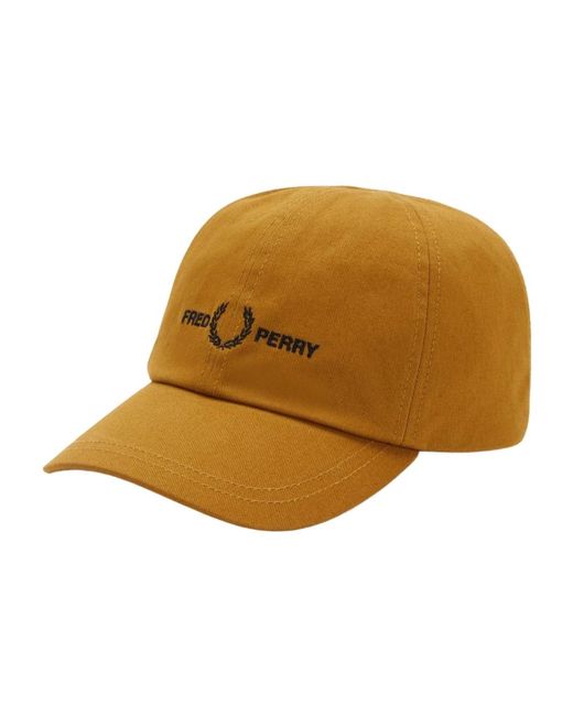Fred Perry Brown Caps for men