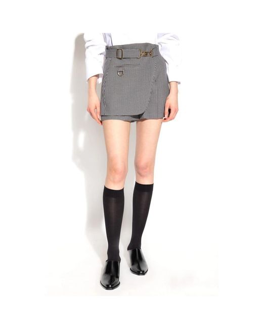 Fendi Gray Short Skirts