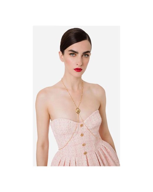 Elisabetta Franchi Pink Short Dresses