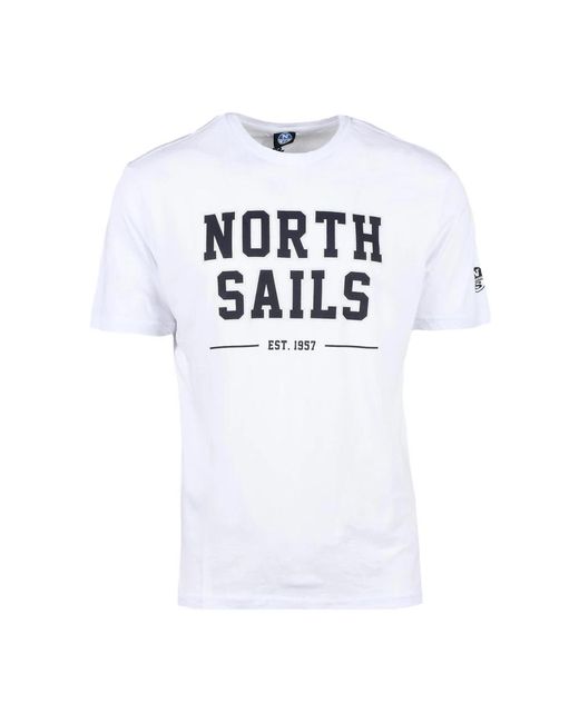 North Sails White T-Shirts for men