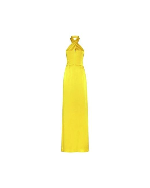 MVP WARDROBE Yellow Marylin kleid