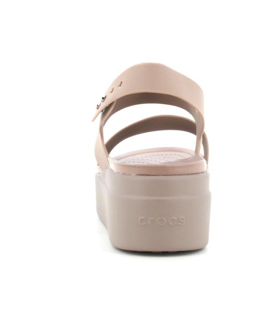 Shoes > sandals > flat sandals CROCSTM en coloris Pink