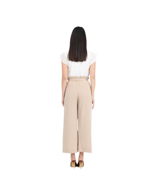 ONLY Natural Cropped trousers
