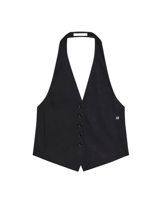 Helmut Lang Black Waistcoats