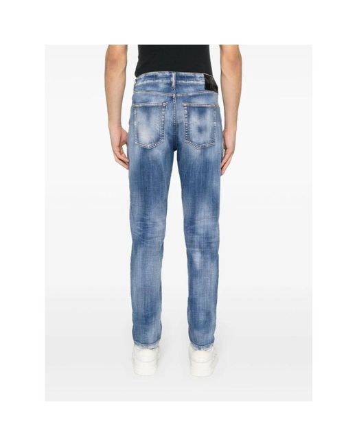John Richmond Blue Slim-Fit Jeans for men